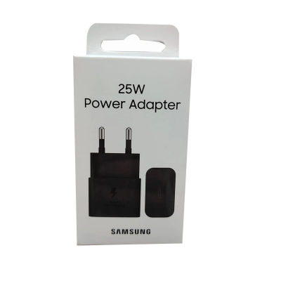 Picture of 25W 2Pin NFC Usb-C PD  NANO Samsung Adapter - Black