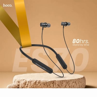 Picture of Hoco ES70 Armour Bluetooth Wireless Neckband Earphone - Black