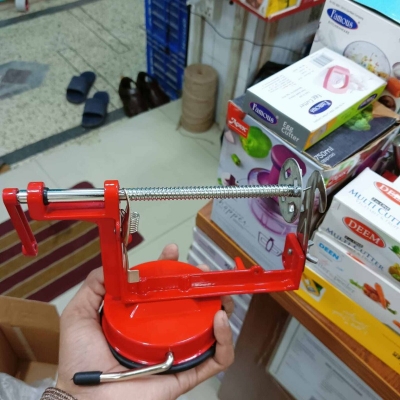 Picture of Spiral Potato Cutter, Hurricane Potato, Festival, Stall, Party-Red