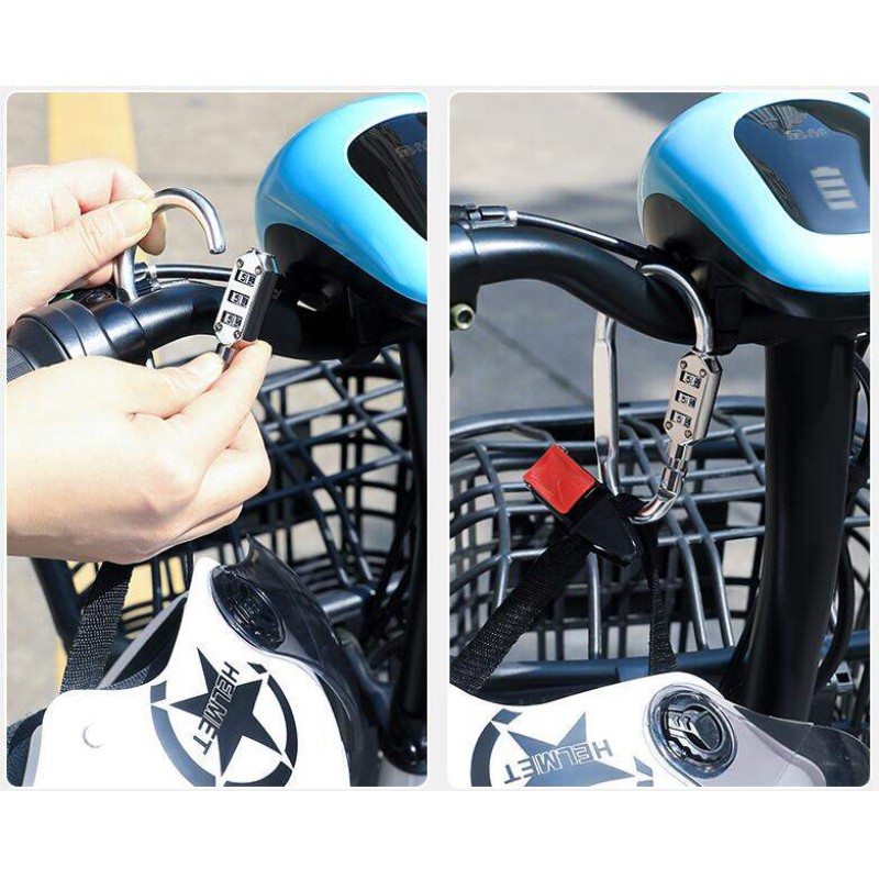 Picture of 1 pcs snap hook for bag Combination Lock-Multicolor