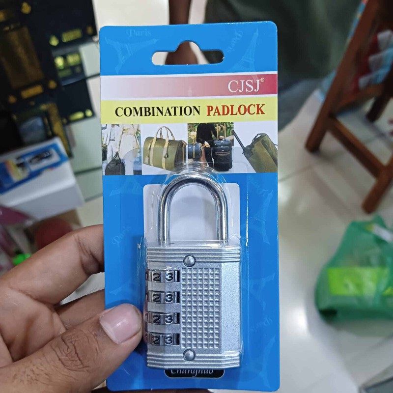 Picture of Ensemble Yourself - Easily Usable - 4-Digit Safe PIN Hand Bag Shaped Combination Padlock Lock - Easy To maintain - Understated Sophistication-Multicolor