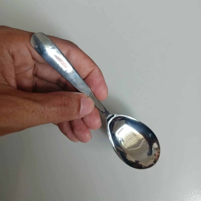 Picture of 6 pcs set Lionel Sup Spoon Lionel Thai Chinese Stainless Steel Soup Spoons 14.5  cm Long-Silver