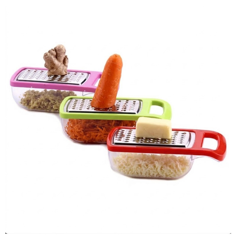 Picture of Multicolor Stainless Steel Vegetable And Cheese Grater, For Kitchen-Multicolor