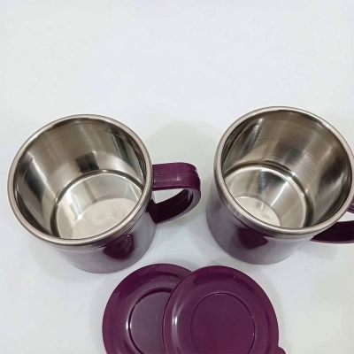 Picture of BRIGHT Elegant Designer Tea Cup Set Of 2 Pcs, Size: Regular Multicolor-Multicolor