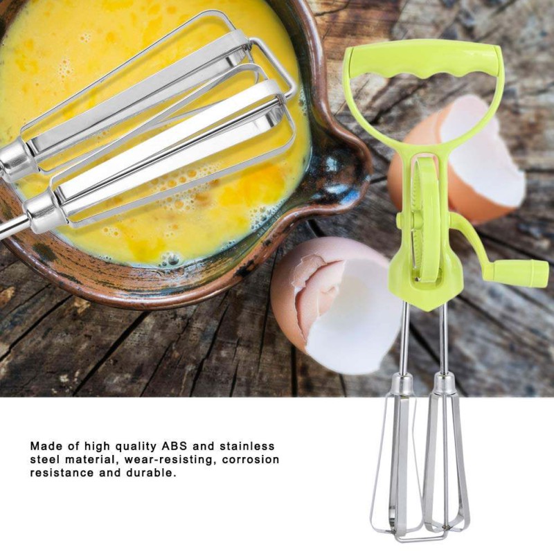 Picture of Hand Blender Hand Mixers Hand Blender, Egg Blender, Handheld Stainless Steel Cooking Baking for Home for Kitchen-Green