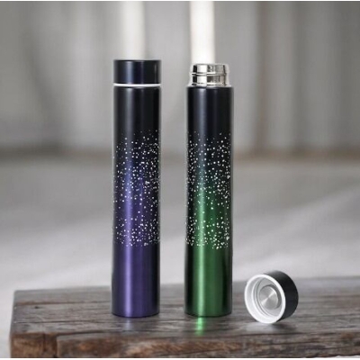 Picture of 1 pcs Slim Steel Thermos Flask for Tea/Coffee, 380ML Hot and Cold Bottle, Home, Office, etc (multicolor)-Multicolor