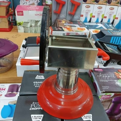 Picture of Stainless Steel Vegetable Slicer | Wafer Maker Machine-Multicolor