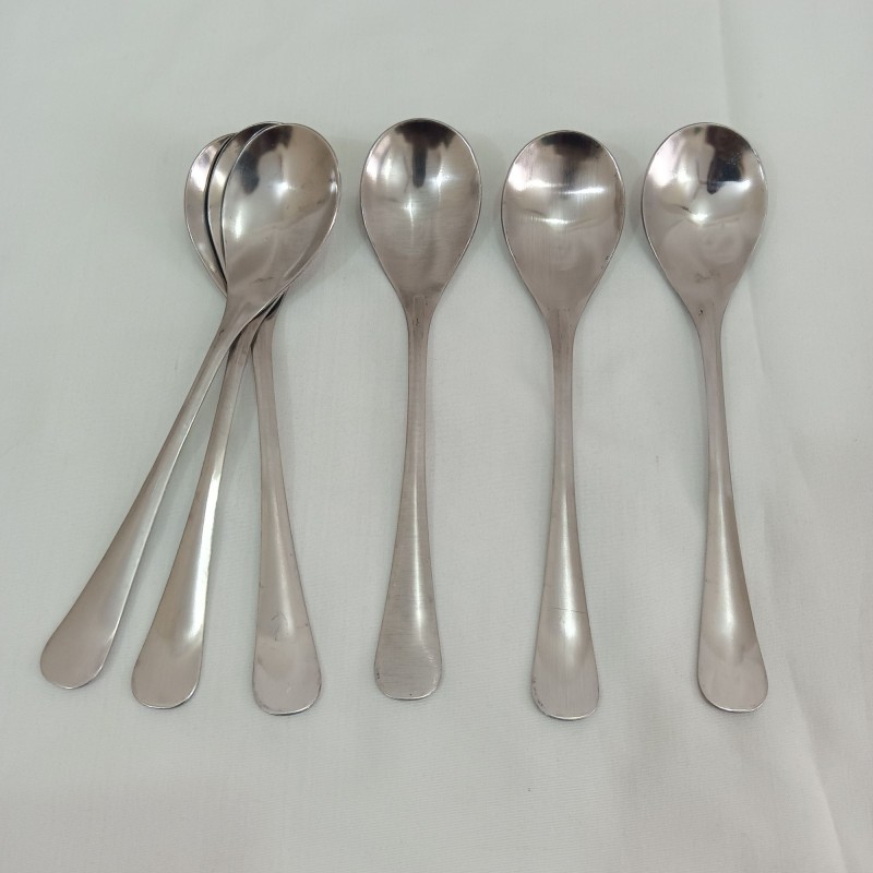 Picture of pappy Design 6 pcs stainless steel sup spoon silver colour-Silver