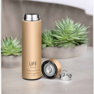Picture of Multicolor Stainless Steel Vacuum Flask Insulated Thermo Cup, 1 pcs Portable Thermos Bottle-Multicolor