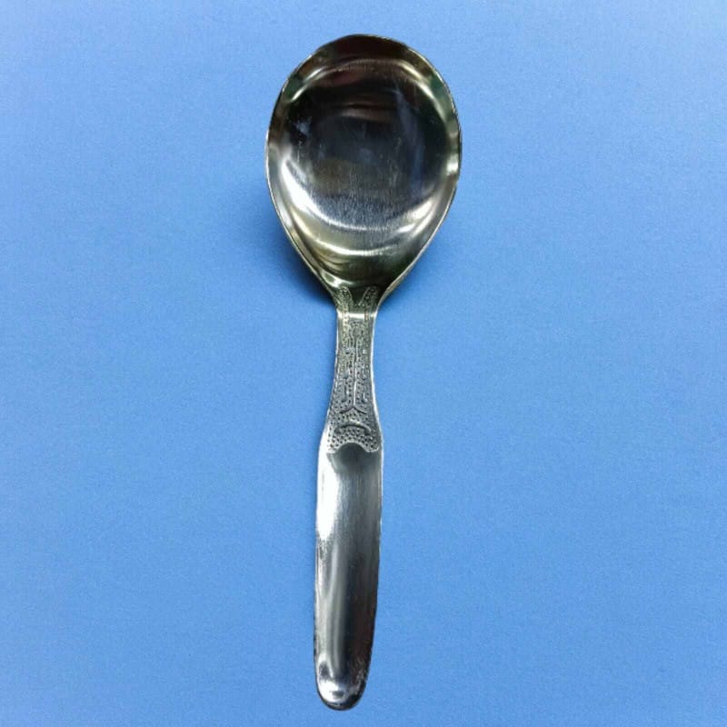 Picture of 1 pcs 22cm Stainless Steel Serving Spoon, Kitchen Tool, Silver Color-Silver