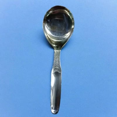Picture of 1 pcs 22cm Stainless Steel Serving Spoon, Kitchen Tool, Silver Color-Silver