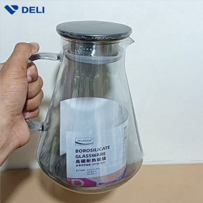 Picture of BOROSILICATE PITCHER, GPH78HS, 1900 ML Black-Black