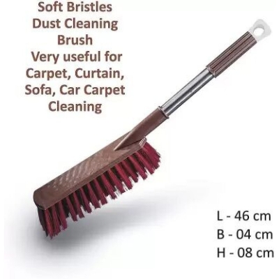 Picture of Sofa, Car, Carpet, Bedsheet, Duster Long Dust Cleaner Brush With Steel Handle With Best Grip And Extandable Long Handle set of 1pcs Nylon Dry Brush Multicolor-Multicolor