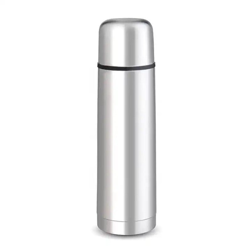 Picture of Silver color insulated vacuum flask stainless steel water bottle food warmer large capacity 750ml  termos coffee matte-Silver