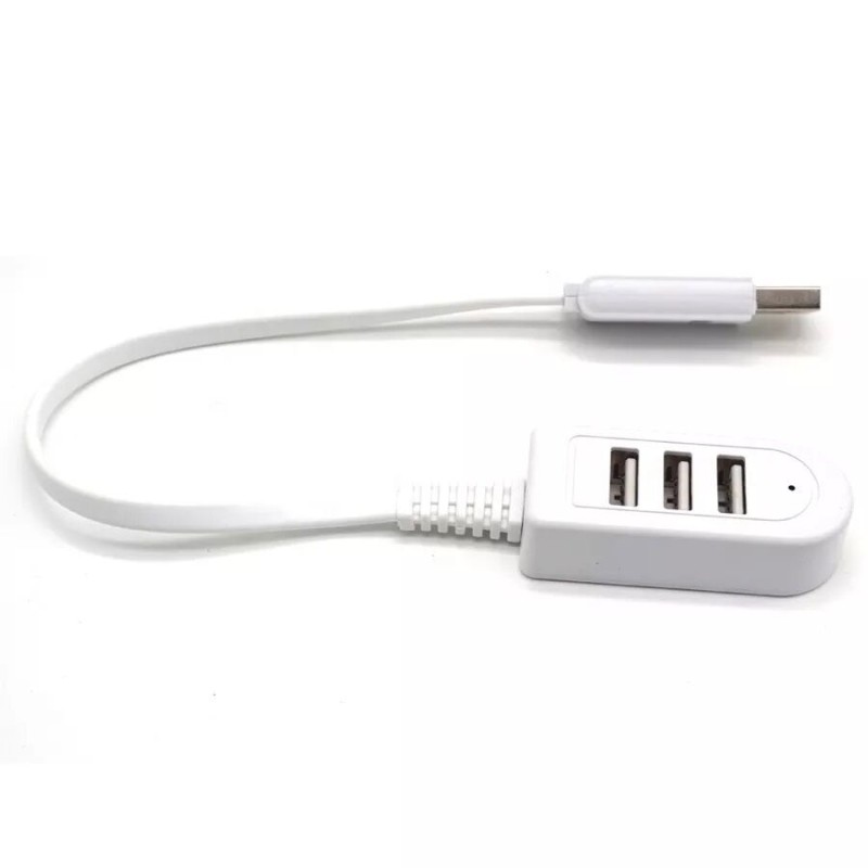 Picture of USB Hub promotional cheapest flat cable 30cm 120cm usb 2.0 3-port 3ports 3 port usb por hub-Multicolor