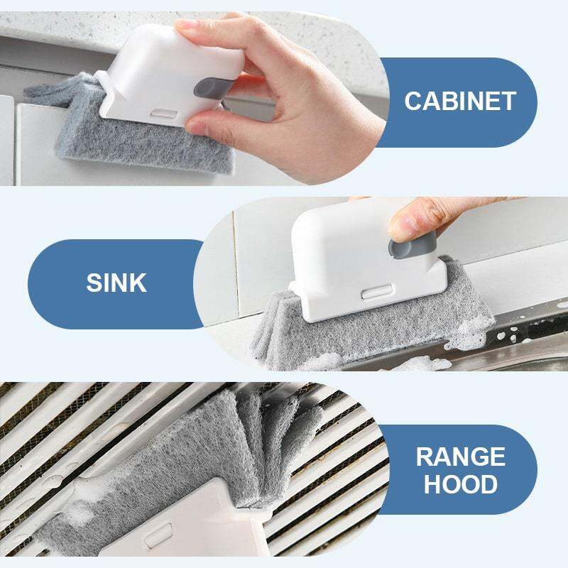 Picture of 1 pcs 2-in-1 Groove Cleaning Brush-Multicolor