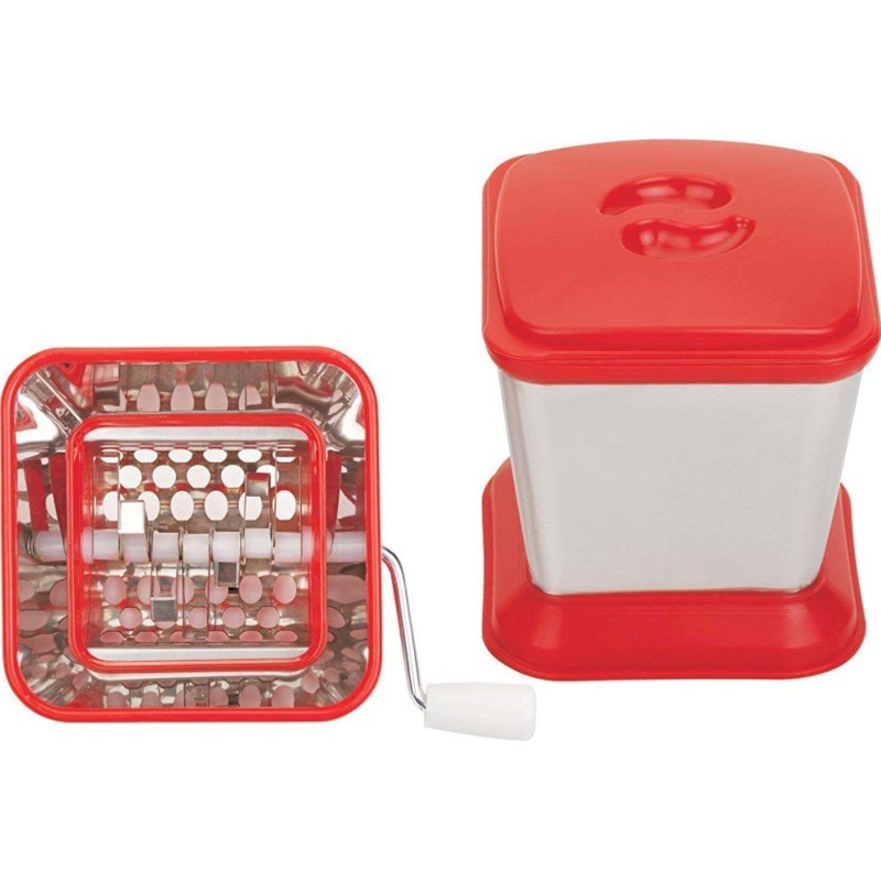 Picture of Plastic Onion, Chilly & Vegetable Cutter with Lid-Multicolor