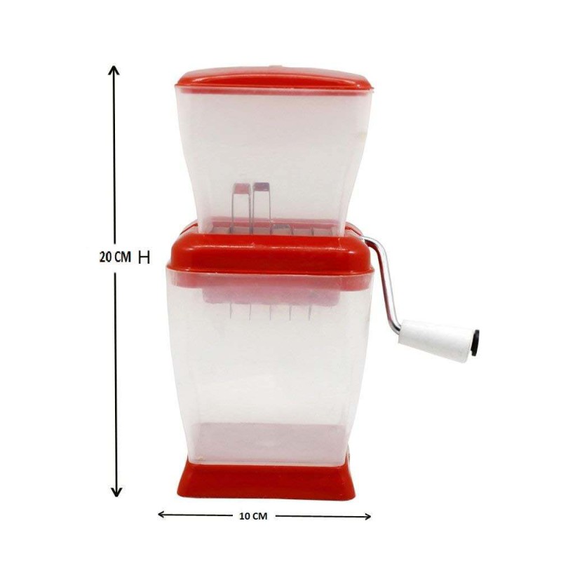 Picture of Plastic Onion, Chilly & Vegetable Cutter with Lid-Multicolor