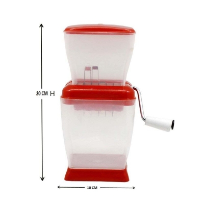 Picture of Plastic Onion, Chilly & Vegetable Cutter with Lid-Multicolor