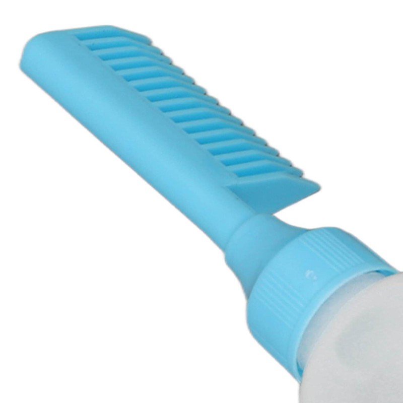 Picture of 3 pcs Root Comb Applicator Bottle,  Hair Oil Applicator Colorful Plastic Squeeze Bottle Applicator Brush, Hair Dye Bottle Brush with Graduated Scale, for Hair Dye Barber Salon-Multicolor
