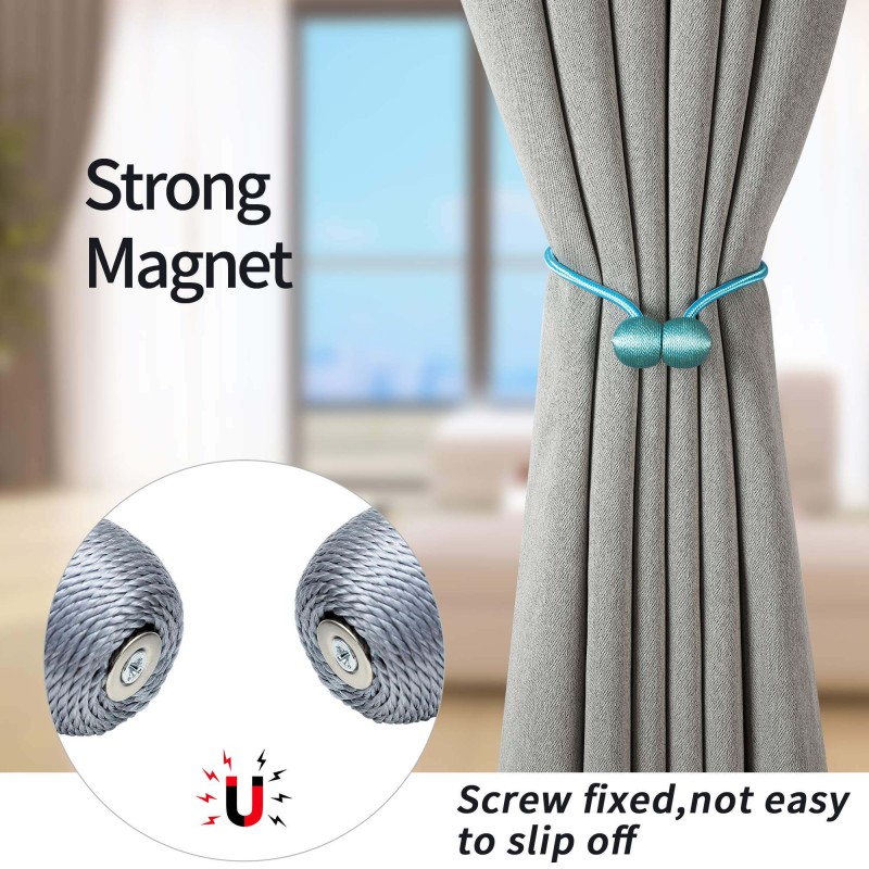 Picture of Magnetic Curtain Decorative Drape Tie ( Set of 2 )-Multicolor