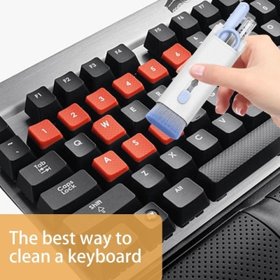 Picture of 7 IN 1 SMART DEVICES CLEANER Keyboard cleaning tools for regular use-Multicolor
