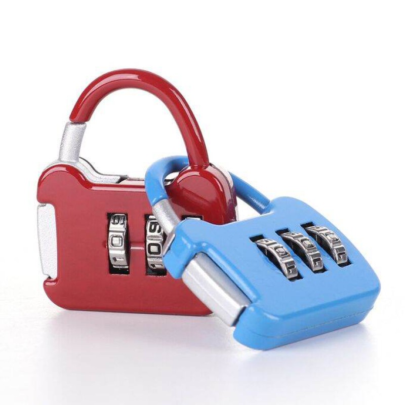 Picture of Ensemble Yourself - Highly Durable - CH-13B Cartoon cutely 3 number CJSJ security brand padlock - Sustainable Choice - Designed - Urban Vibes-Multicolor