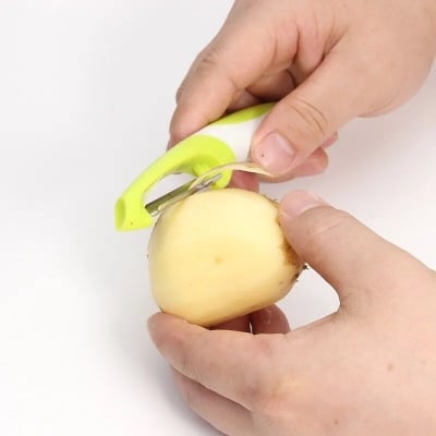 Picture of Vegetables Peeler Vegetables, Potato peelers, Vegetable slicers, Fruit Melon planers, Grater, Kitchen Gadgets, Flat and Serrated Shapes Peeler-Multicolor