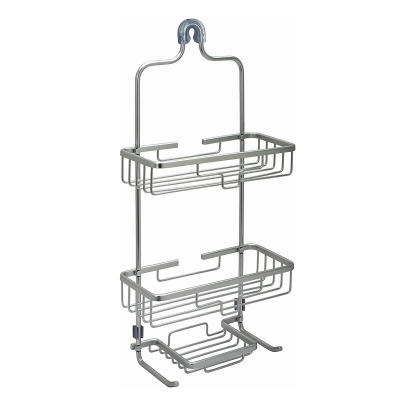 Picture of Progressive - Aluminum Shower Organizer Home Never Rust Rustproof Aluminum Shower Caddy, Satin Chrome - Bedding & Bath - Excellent-Silver