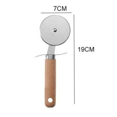 Picture of Kitchen Gadget Set Wooden Handle Stainless Steel Utensils Can Opener Peeler Garlic Press Cheese Grater Whisk Kitchen Accessories-Brown