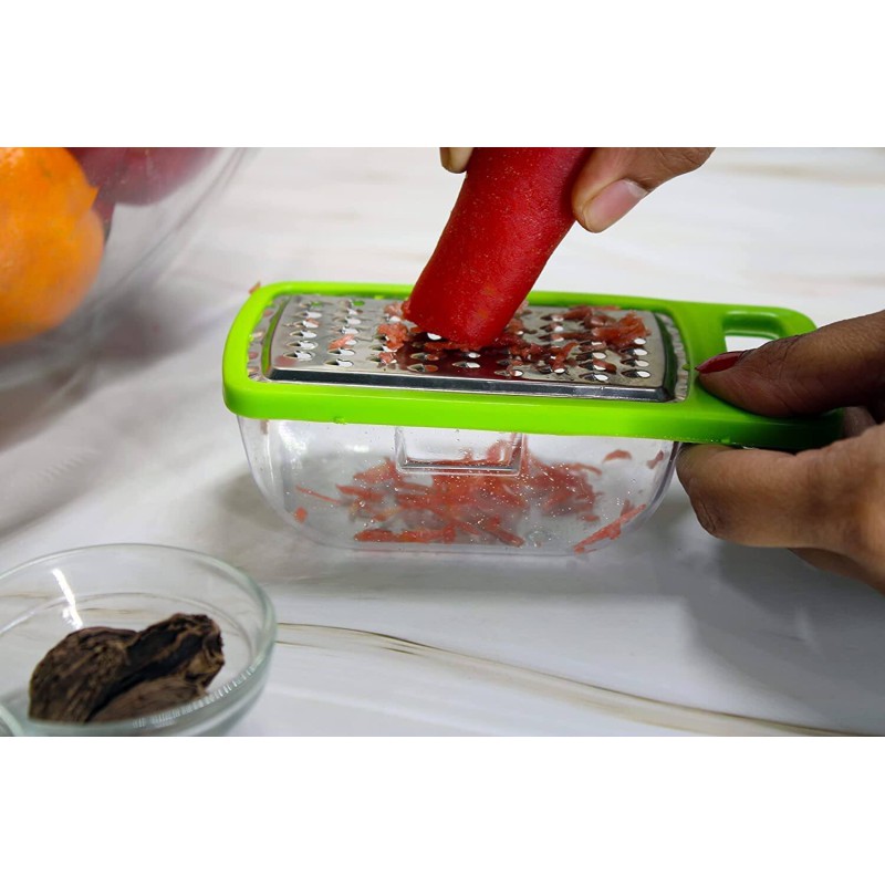 Picture of Multicolor Stainless Steel Vegetable And Cheese Grater, For Kitchen-Multicolor