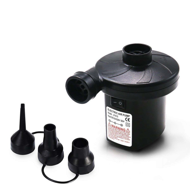 Picture of 220V Air Pump Air Mattress Pump Boat Pool Raft Canoe Inflator Pump-Black