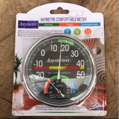 Picture of Anymeter Comfortable Meter Practical Analog Thermo, Hygro, Comfortable Meter-Multicolor