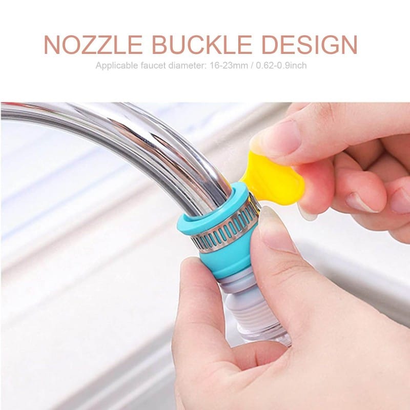 Picture of Retractable Kitchen Tap Filter - 360-Degree Adjustable Faucet Nozzle Softener Water Filtration-Multicolor