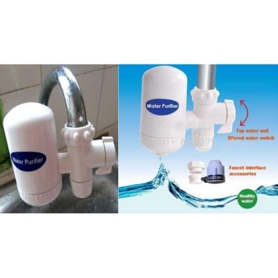 Picture of 1pcs Water Purifier Ceramic Faucet Tap Home Environment Friendly and High Technology (white)-White