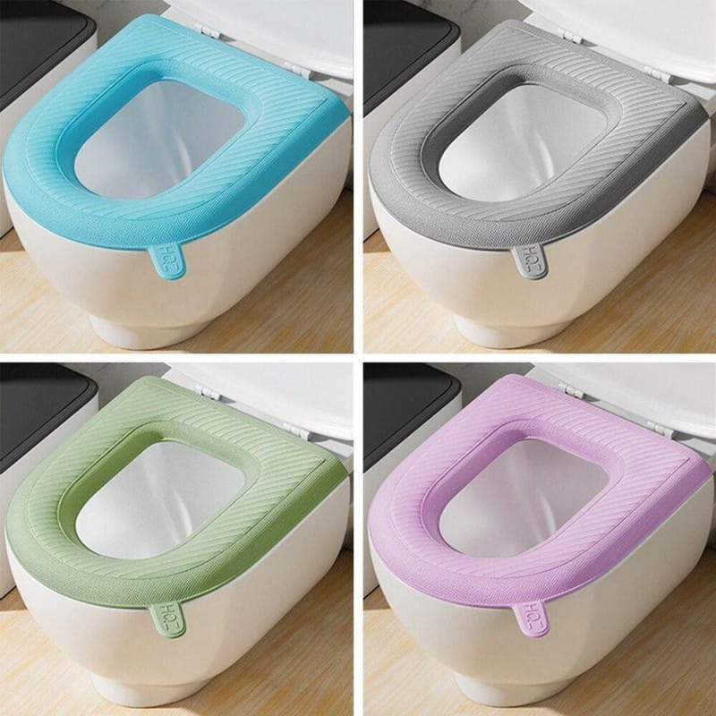 Picture of Bathroom Accessories Soft Toilet Seat Toilet Cover Toilet Seat Closestool Mat multicolor-Multicolor
