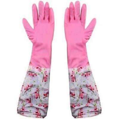 Picture of Reusable Free Size Hand Gloves for Kitchen,-Multicolor