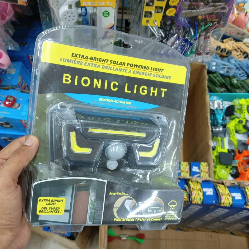 Picture of Bell and Howell Solar Bionic Light, Motion Activated Extra Bright Solar Powered LED Light, Weather Resistant - Peel and Stick or Hardware Included-Black