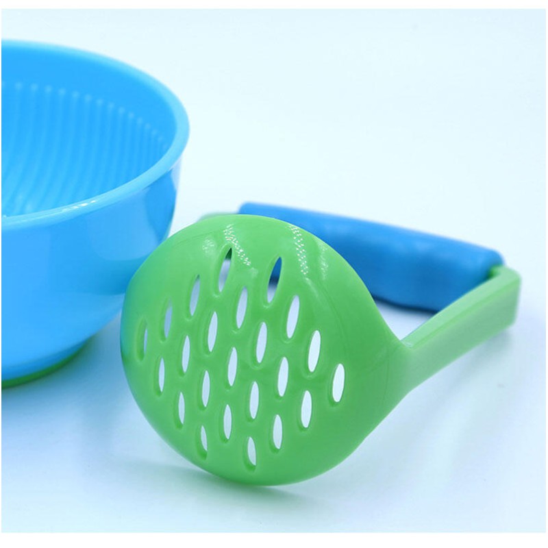 Picture of 2 pcs set Baby Manual food Masher-Multicolor