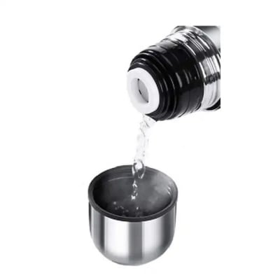 Picture of Silver color insulated vacuum flask stainless steel water bottle food warmer large capacity 750ml  termos coffee matte-Silver