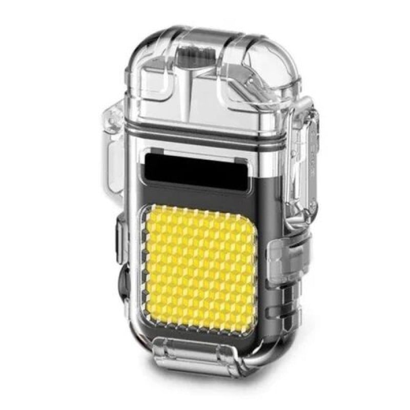 Picture of Arc Lighter, Electric Arc Lighter Portable 3 Lighting Modes Multifunctional IP56 Waterproof Win Proof Practical Powerful for Life Ignition-Multicolor