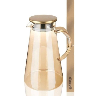 Picture of 1 pcs GPH28HA golden color,1 PCS HEAT-RESISTANT GLASS JUG, GPH28HA, 1900 ML Golden color-Gold