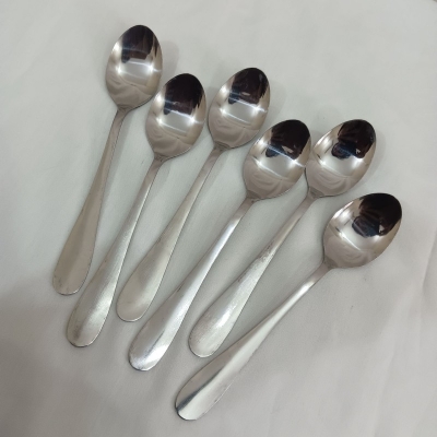 Picture of NOHA 6 PCS stainless steel tea spoon silver colour-Silver