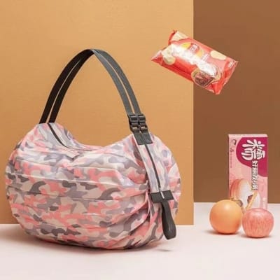 Picture of One-shoulder foldable travel bag, shopping bag, large capacity, multipurpose, sports, travel Foldable Large-capacity Multi-use Shoulder Bag-Multicolor