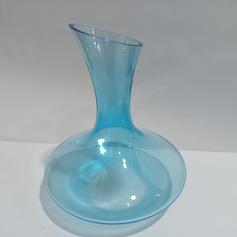 Picture of Whiskey Decanter Wine Decanter Crystal color Wine Decanter - 100% Hand Blown Lead-Free Crystal Glass Red Wine Carafe Wine Gift (Color : blue)-Blue