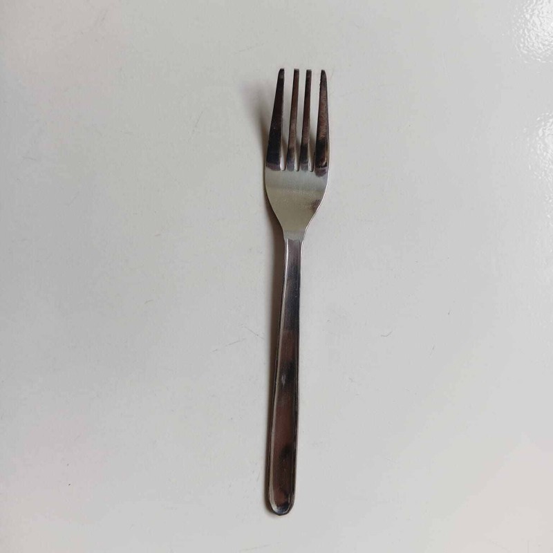Picture of Rosy 12 pcs Stainless steel fork spoon silver for kitchen 15cm long best spoon for House, Kitchen, Travel, restaurant  etc-Silver