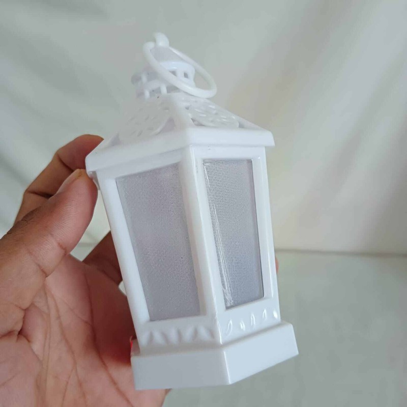 Picture of "14cm LED Lantern Wind Light for Ramadan - Multi-Color ABS Plastic Candle Lamp | Perfect for Islamic Party Decor and Ramadan Kareem Gifts"-Multicolor