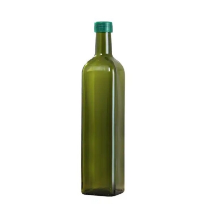 Picture of 1 pcs 500ml oil bottle and oil dispensir clear color and multicolor dispensir for kitchen uses oil dispensir-Green