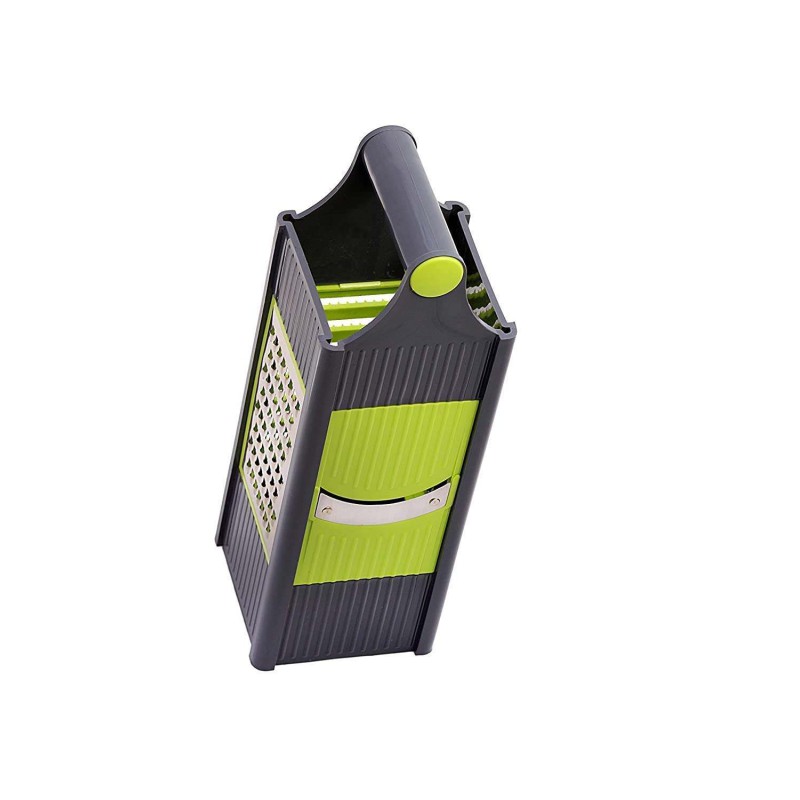 Picture of Plastic 4 in 1 Vegetable Slicer/Potato Chips Maker Grater with 4 Sides Vegetable Choppers-Potato Chips Maker Vegetable Potato Slicer and Smooth Grip-Multicolor