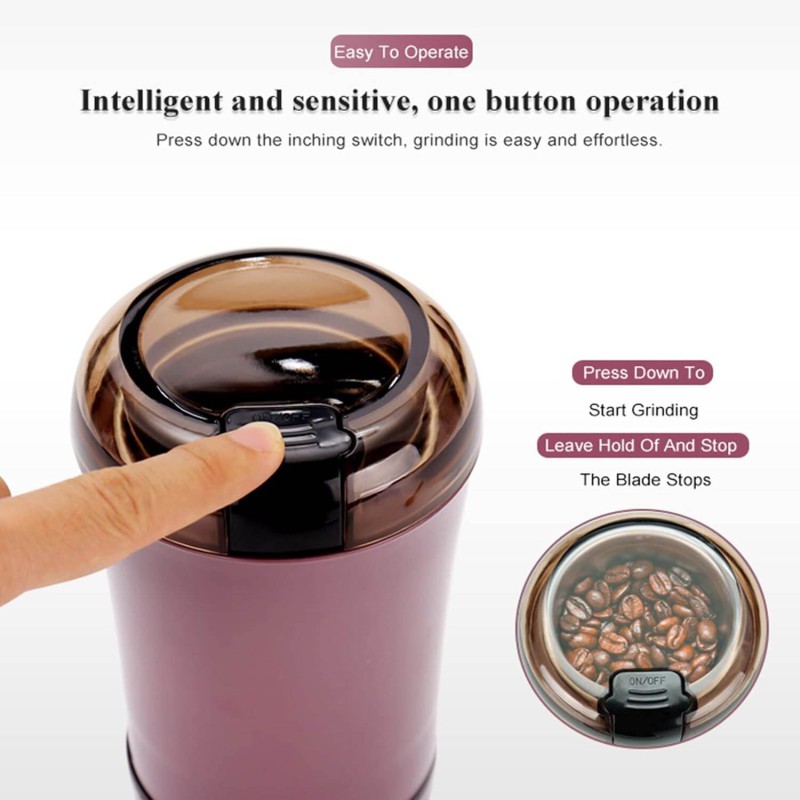 Picture of Electric Coffee Grinder, Electric Coffee Bean Grinder,Nut Grinder-Multicolor